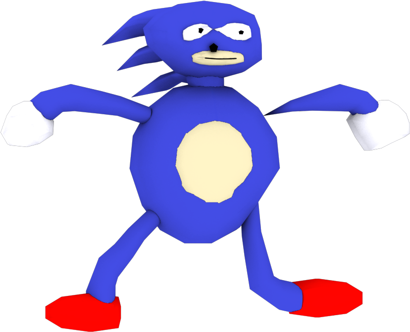 Sanic Download By Jerichoakemi On Deviantart - Sanic Transparent (1000x800), Png Download