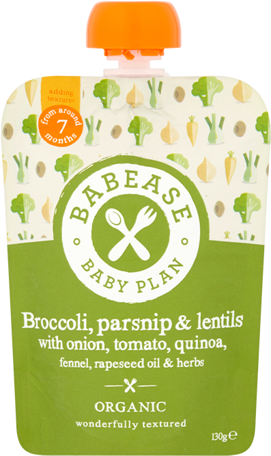 Broccoli Png - Babease Organic Stage 1 Baby Food/pear/mixed Berries (700x700), Png Download