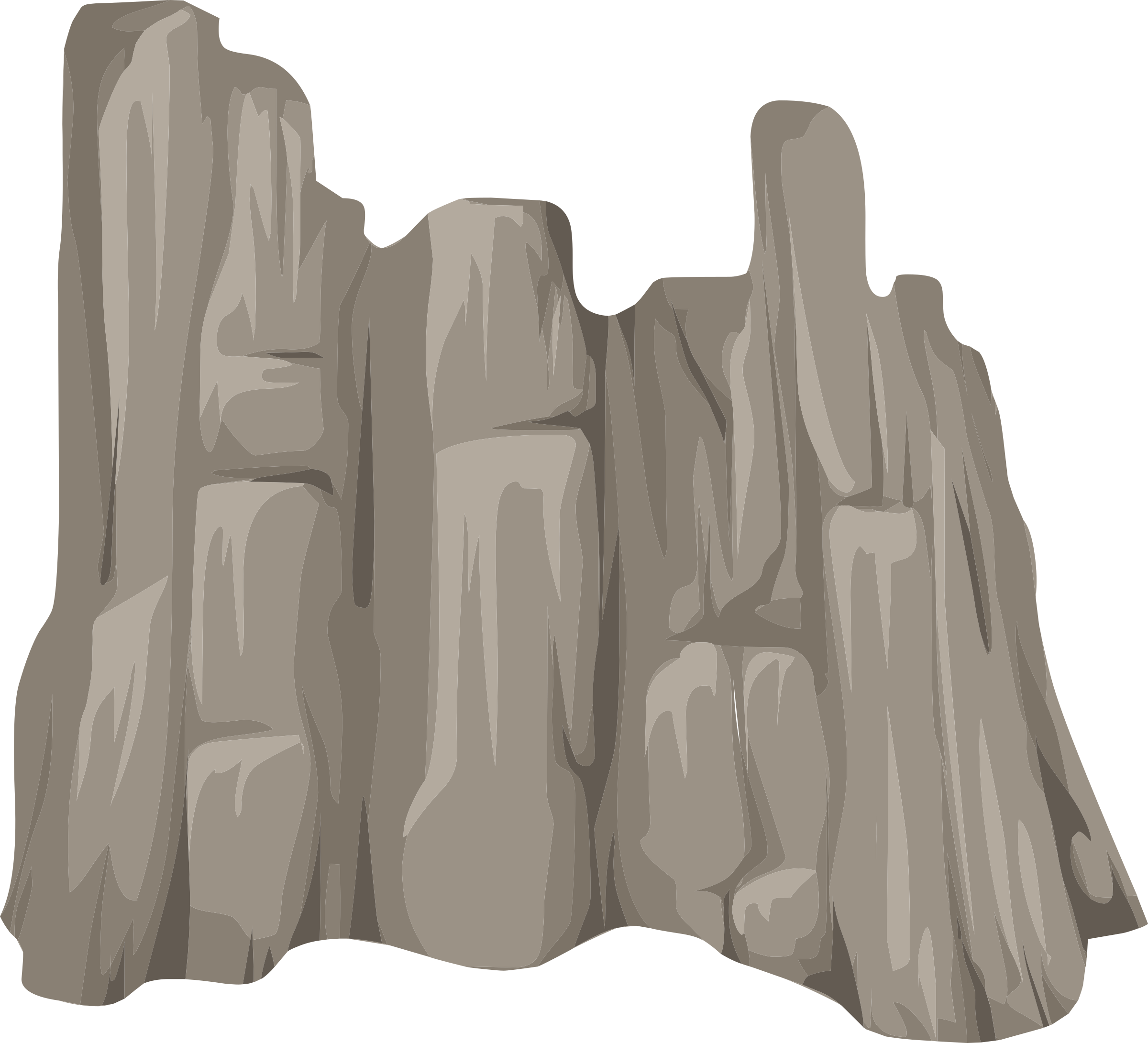 Cliff Face Skirt (600x545), Png Download