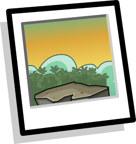 Cliff Lookout Background Icon - Picture Frame (454x480), Png Download