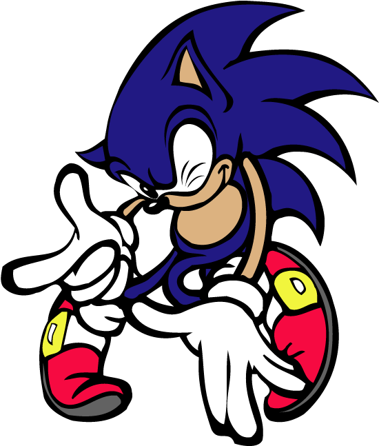 It's A Perfect Mix Between Sonic Adventure Art Style - Sonic 3d Blast Art (568x664), Png Download
