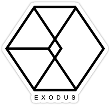 Planet Lyrics - Exo Exodus Logo Png (375x360), Png Download