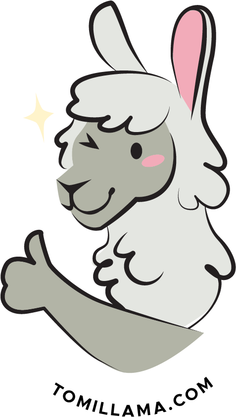 Thumbs Up Llama (557x903), Png Download