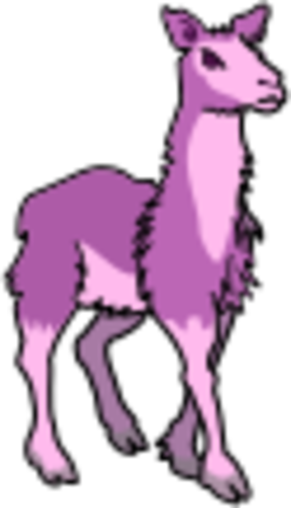 Llama - Clip Art (600x1045), Png Download