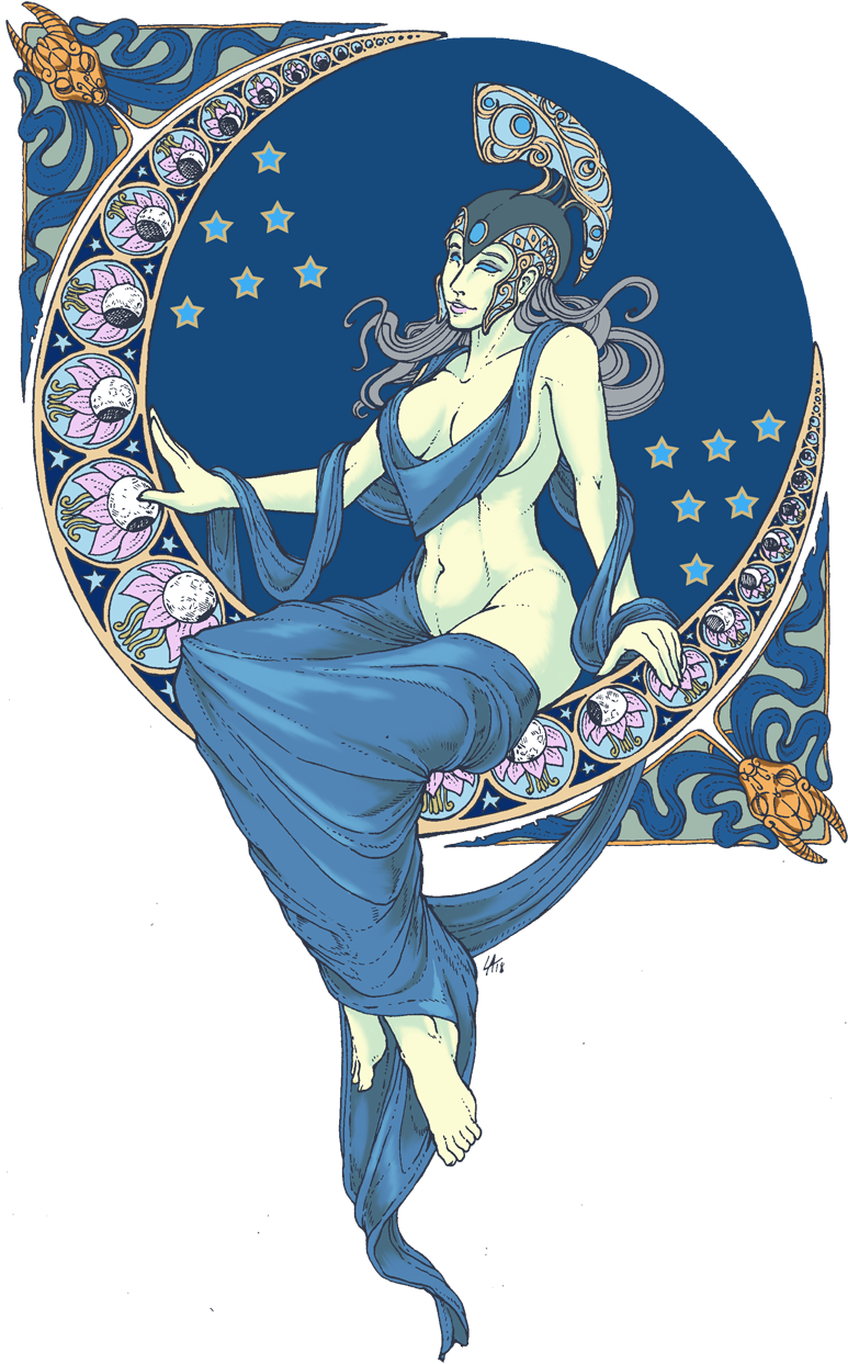 1 - 3k - Path Of Exile Lunaris Fanart (800x1260), Png Download