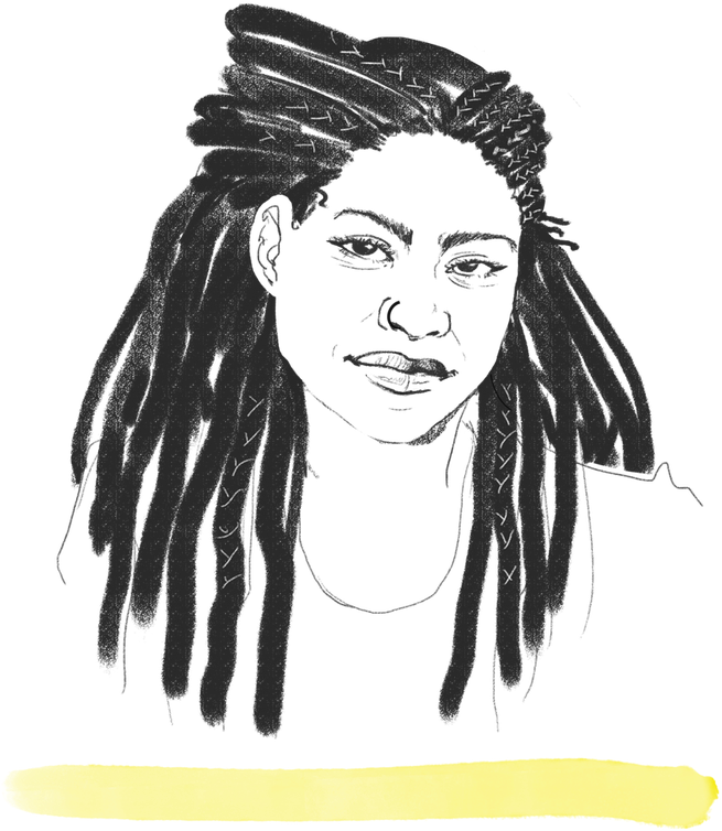All Politics Is Identity Politics - Alicia Garza Drawing (800x845), Png Download