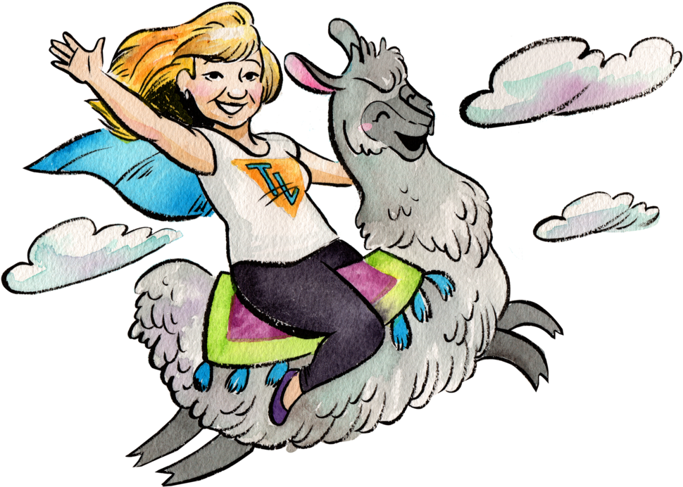 Tomi Riding Llama No Background Small File - 14th Dalai Lama (1000x746), Png Download