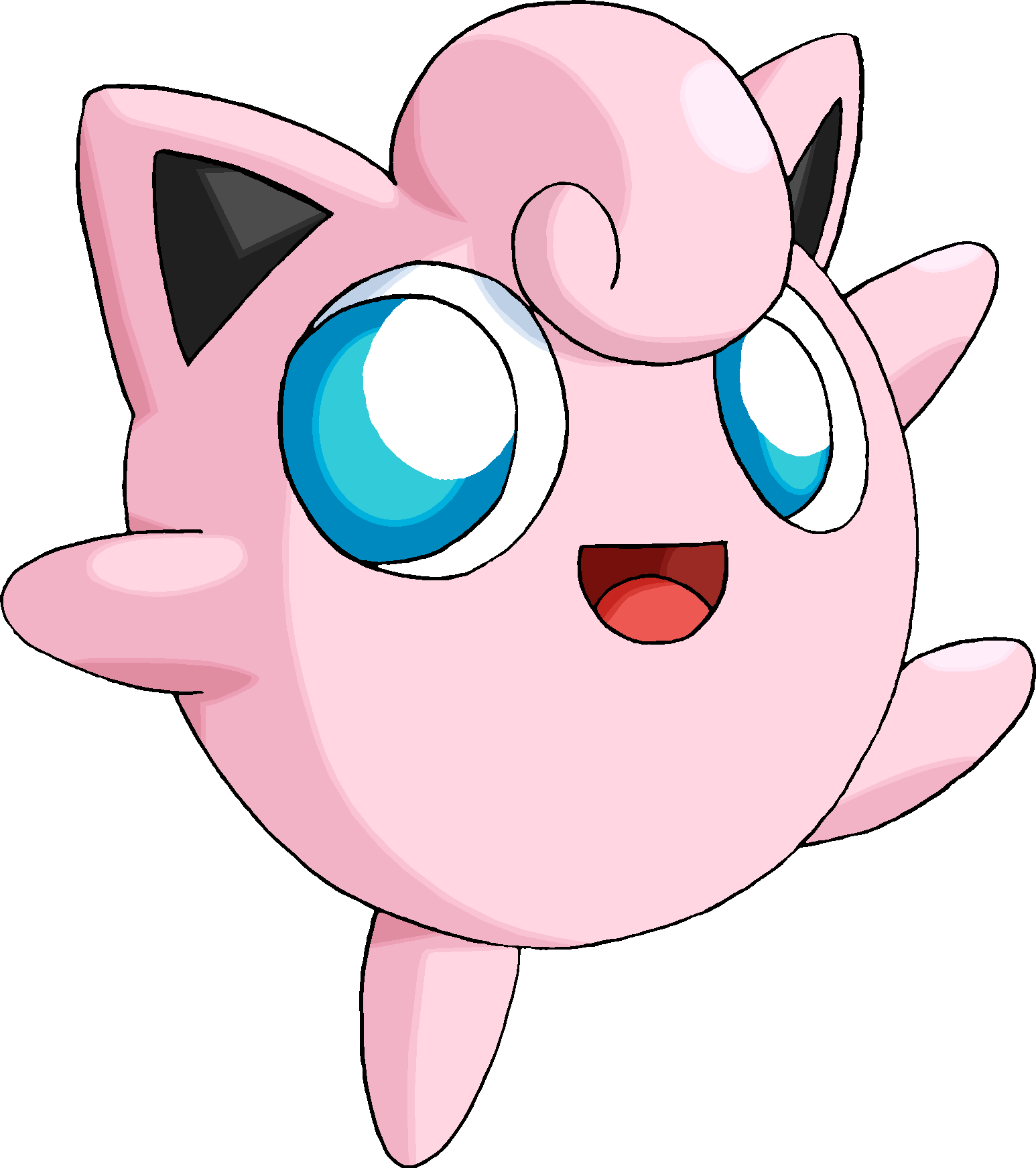 Log In To Report Abuse - Jigglypuff's Back Transparent (1546x1743), Png Download