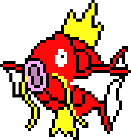 Magikarp - Magikarp Pixel (480x490), Png Download