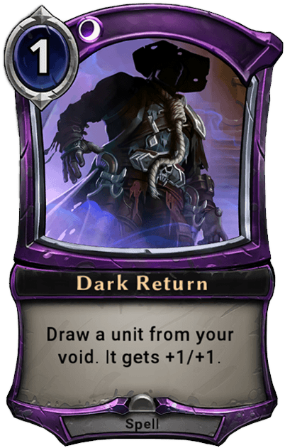 Sample Hand - Dark Return Eternal (416x660), Png Download