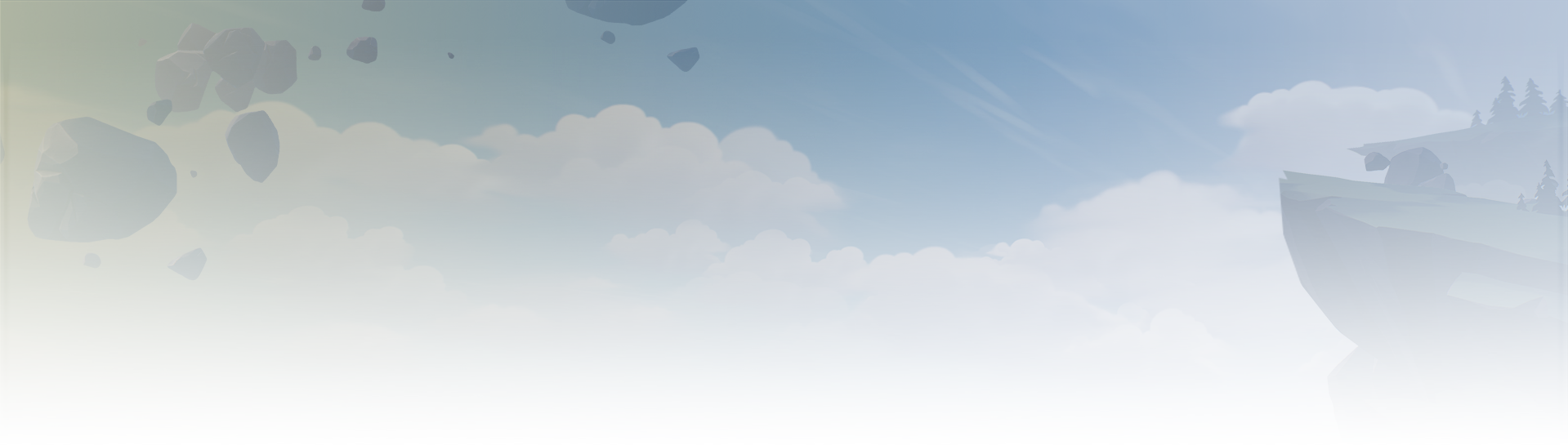 Cliff Background Top - Cumulus (1919x545), Png Download