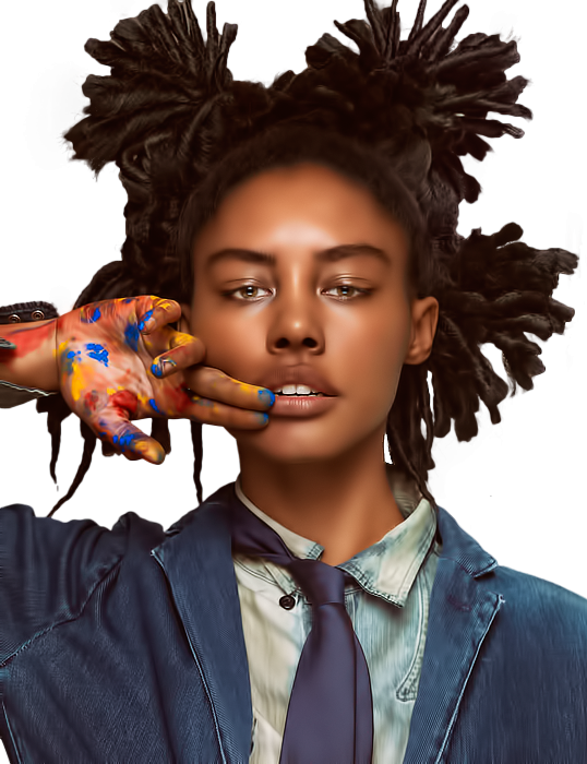 Men Painters - Erwin Olaf Basquiat (538x700), Png Download