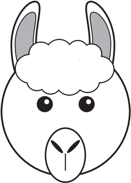 Animaru Llama - Cartoon (800x800), Png Download