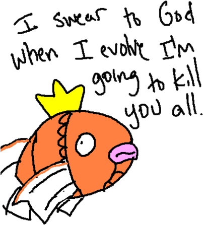 Pokemon Feebas Vs Magikarp (480x480), Png Download