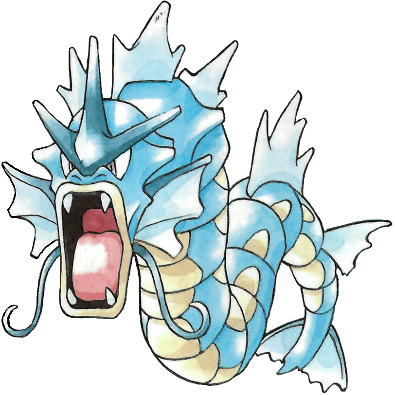 View 130gyarados Rg , - Gyarados Pokemon Red And Blue (812x812), Png Download