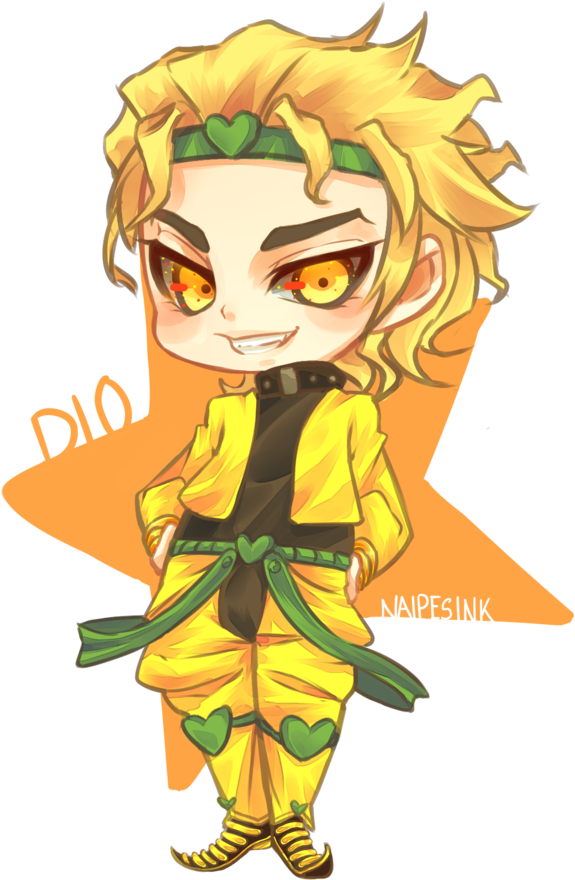 3 Years Ago - Dio Brando Fan Art (600x1006), Png Download