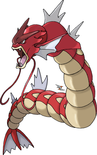 Clip Library Stock Gyarados Drawing Gyrados - Pokemon Shiny Gyarados Png (337x540), Png Download