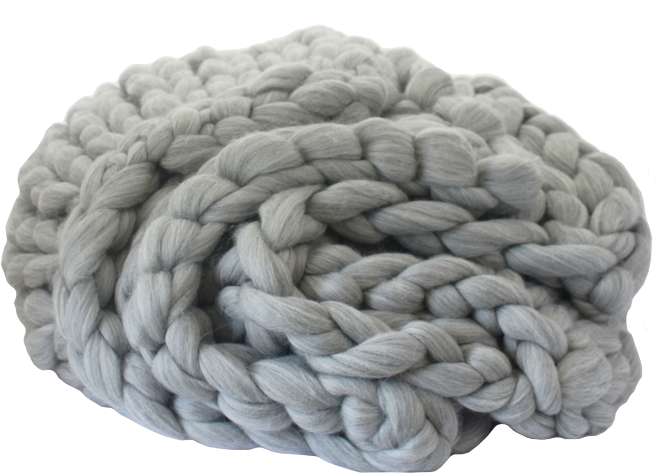 Wool Over Our Eyes Arm Knitted Blanket - Wool (1500x1500), Png Download