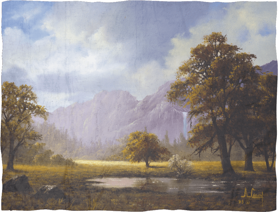 The Distant Mountain Fleece Blanket Will Keep You Warm - Art (1024x1024), Png Download