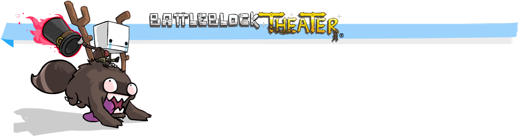 Battleblock Theater - Short Track Speed Skating (1047x285), Png Download