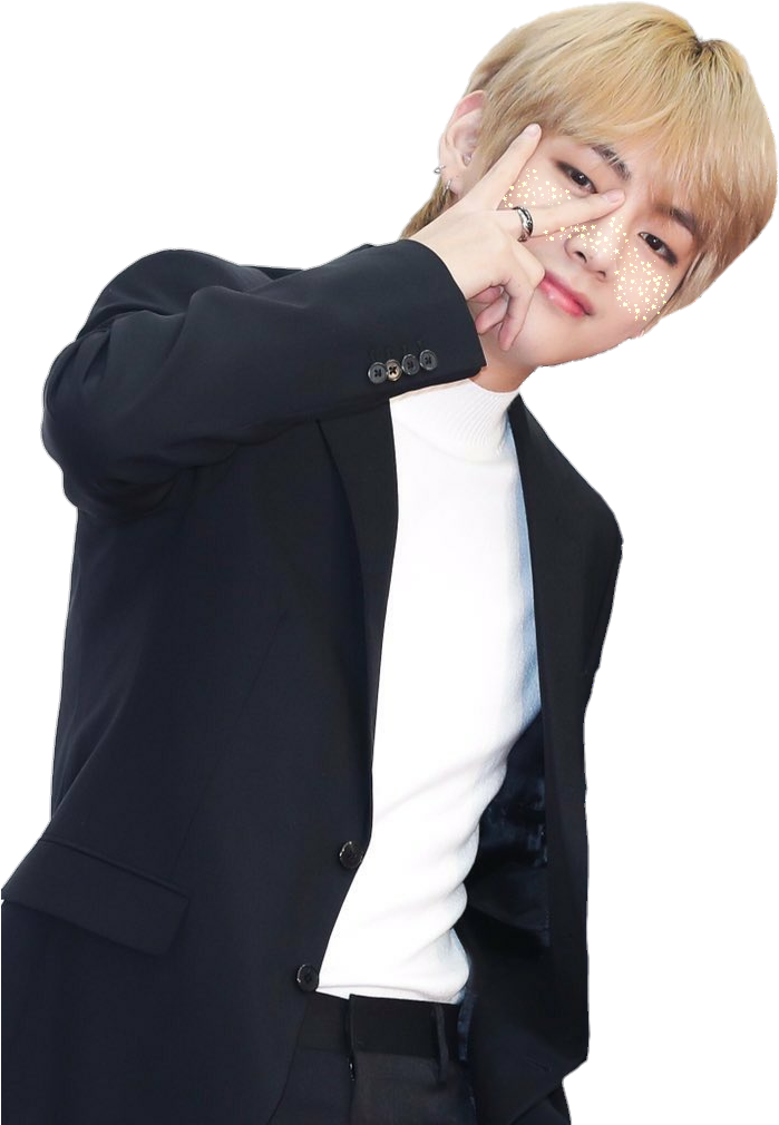 Report Abuse - Bts Taehyung In Suit Transparent (720x1024), Png Download