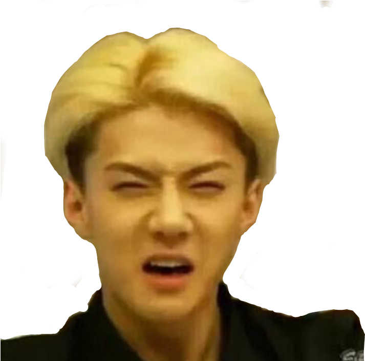 Exo Sehun Meme Face (720x704), Png Download