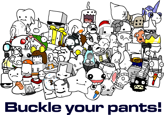 A Masterpiece That Derekis Made - Cabezas Especiales Battleblock Theater (678x486), Png Download