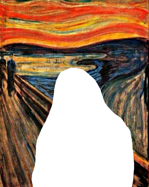 Edvard Munch Masterpieces Of Art By Candice Russell (480x601), Png Download