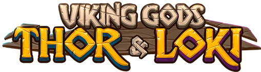 Game Logo Viking Gods - Viking Gods Thor And Loki Slot (544x234), Png Download