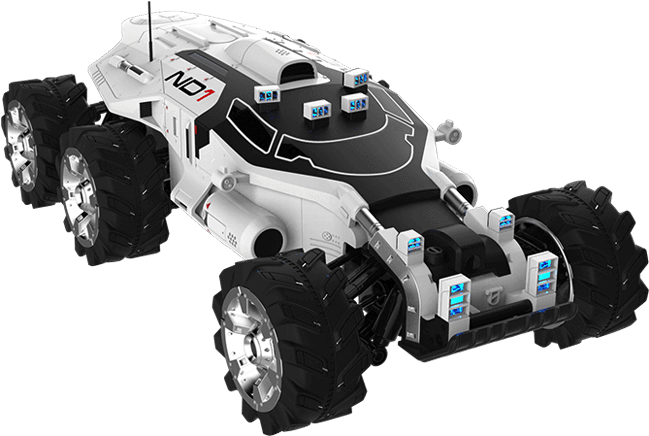 The Nd1 Nomad Is An All Terrain Exploration Focused - Mass Effect Andromeda Nomad (668x448), Png Download