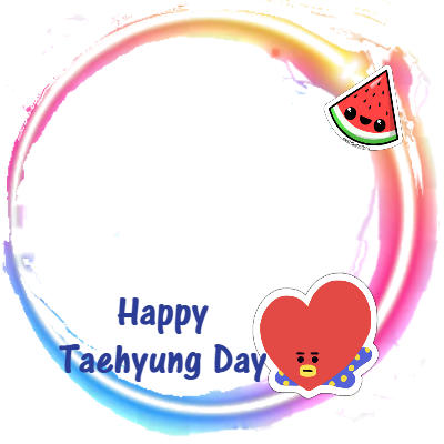 A Twibbon Made For The Celebration Of Kim Taehyung's - V (400x400), Png Download