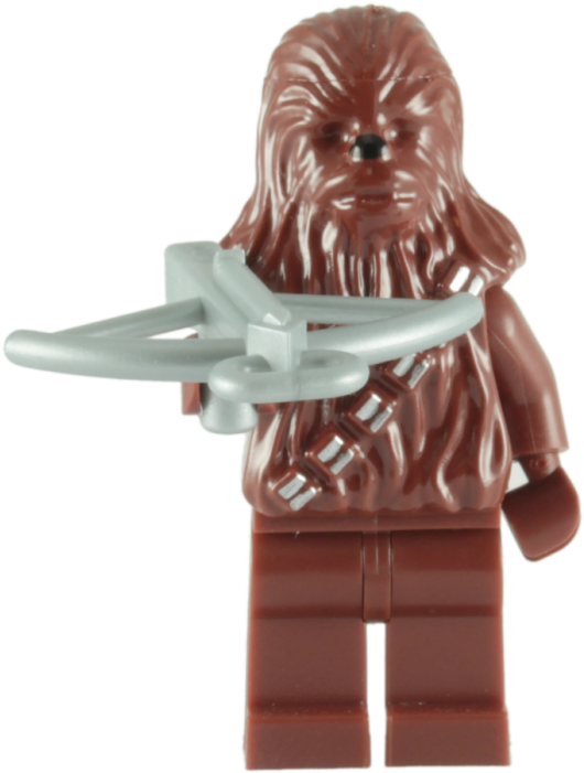 Lego Chewbacca Minifigure With Bow Caster - Lego Star Wars: Chewbacca Mini Figurine Avec Bow Caster (700x700), Png Download