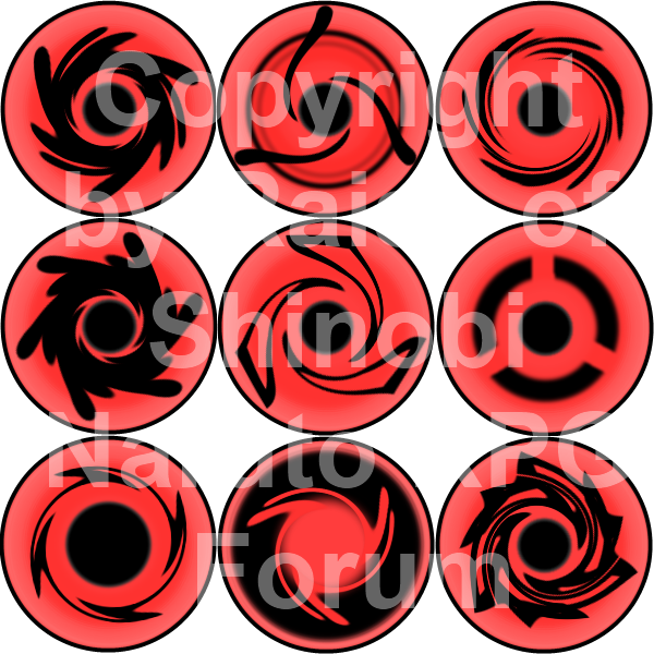 Graphic Black And White Download Set By Newalex On - Sharingan Model (600x600), Png Download