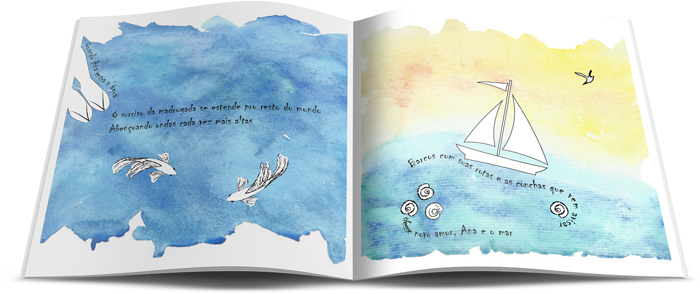 "ana And The Sea" Of The Band Teatro Mágico - Sail (1400x784), Png Download