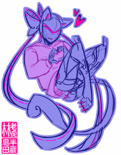 Ubercharge/draekon Art, Drew A Super Important Discord - Cartoon (389x499), Png Download