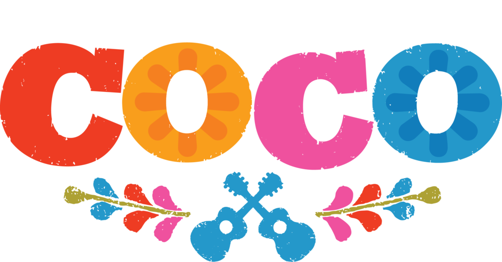 Coco Logo 1b Final Color On Bk 5 23 16 - Coco Pelicula Logo Png (520x272), Png Download