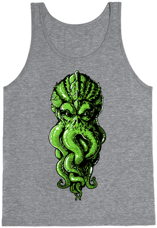 Cthulhu Tank Top - 10 Squats 100 Push Ups (484x484), Png Download