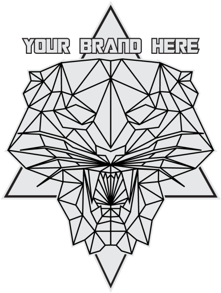 Geometric Tiger, Geometric, Tiger, Brand Png And Vector - Portable Network Graphics (640x640), Png Download