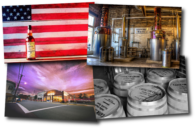 Catoctin Creek Art Collage - Glass Bottle (649x420), Png Download