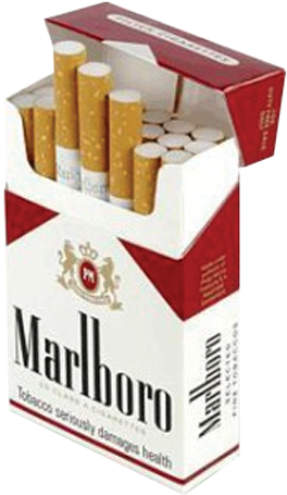 Clip Art Free Download Additives To Control Nicotine - Marlboro Cigarette Transparent Background (293x455), Png Download
