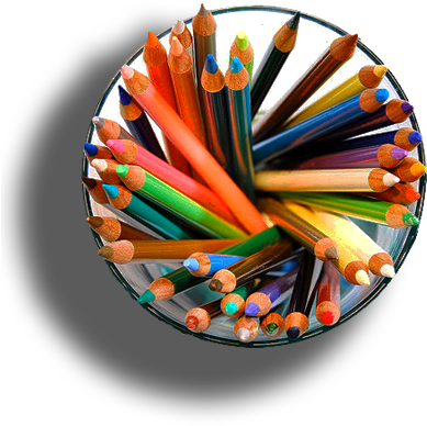 Colored Pencil (429x418), Png Download