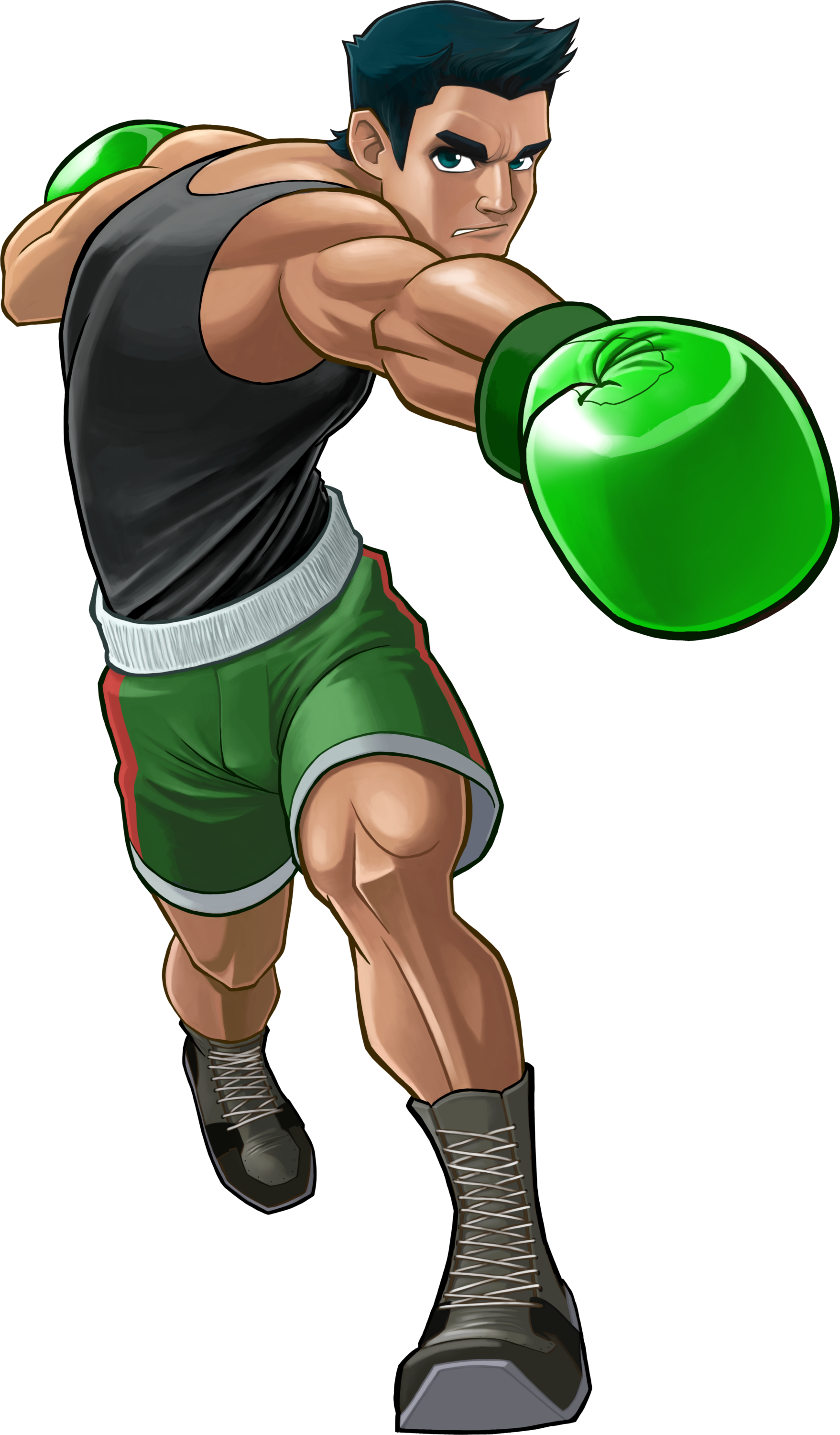 Little Mac Wii 3 - Punch Out Wii Little Mac (1757x3000), Png Download