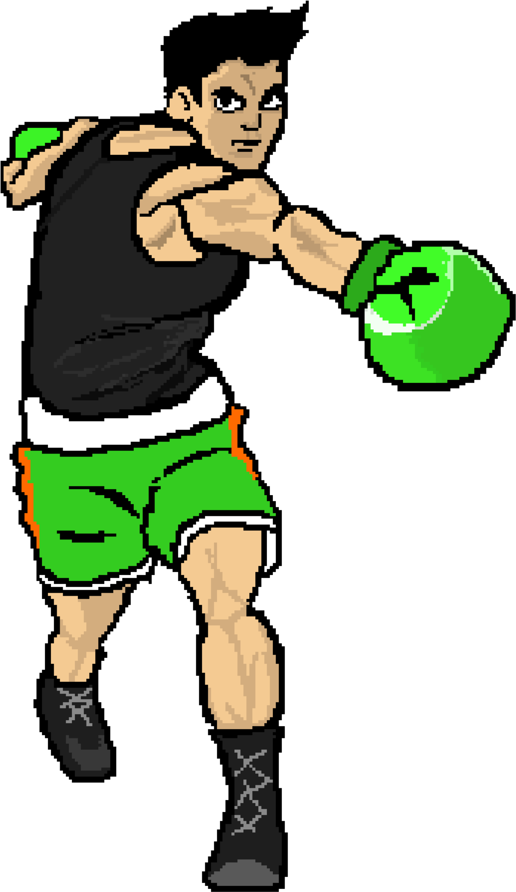 Little Mac Pixel Art (2268x3402), Png Download