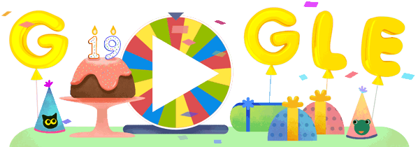 Show Headers - Google Birthday Surprise Spinner Games (598x210), Png Download