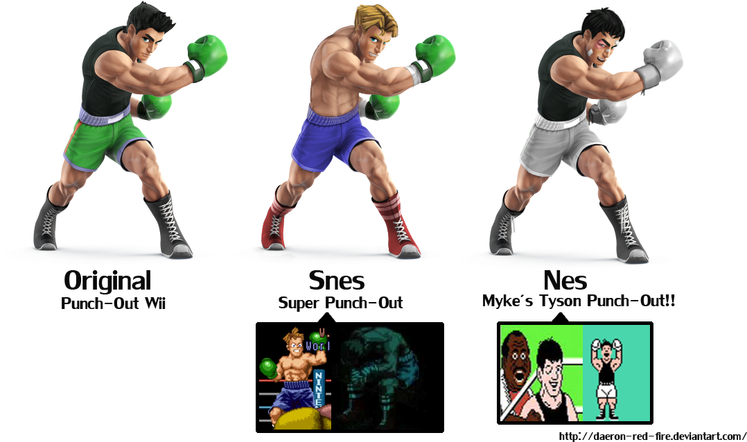 Snes Reskin And Nes Recolor - Super Punch Out Little Mac (1095x650), Png Download