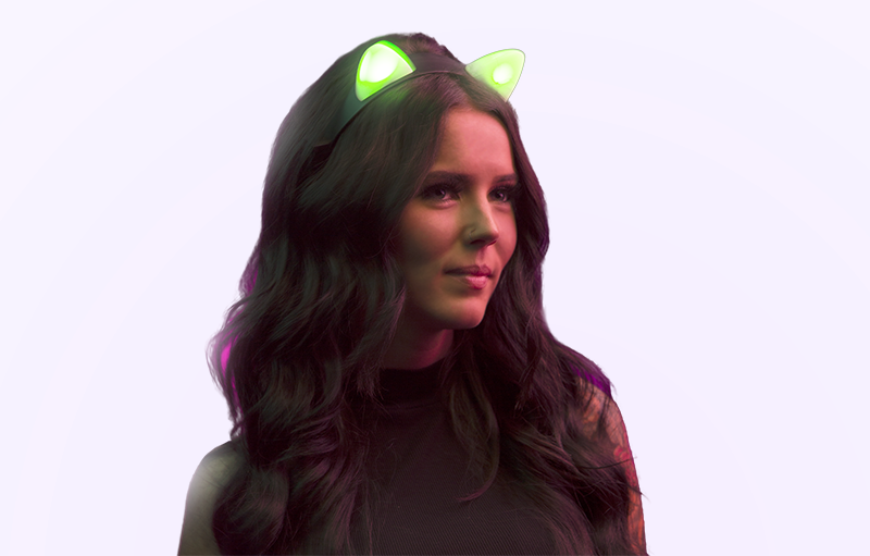 Cat Ears - Girl (800x511), Png Download
