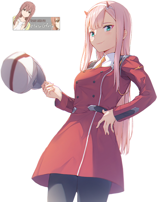 Animeshnica - 02 Darling In The Franxx Fanart (530x706), Png Download