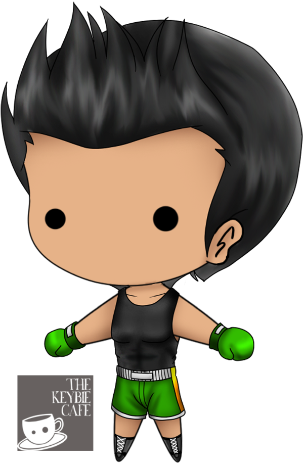 Punch Out Keybies - Little Mac (1000x1000), Png Download