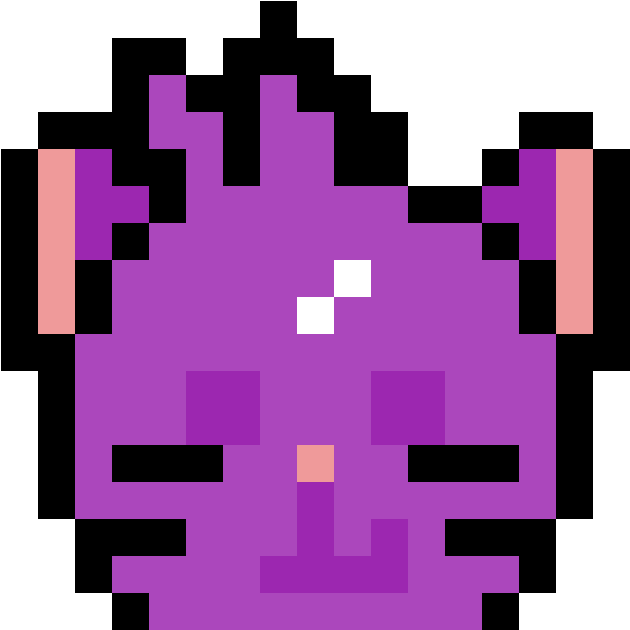 Pixilart Bossy Snake Cat Guy Sansguygaming Png Pink - Android (1184x1184), Png Download