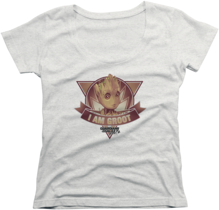 Character Quadrant $26 - Marvel Groot Guardians Of Galaxy 2 Banner Graphic T-shirt (480x480), Png Download
